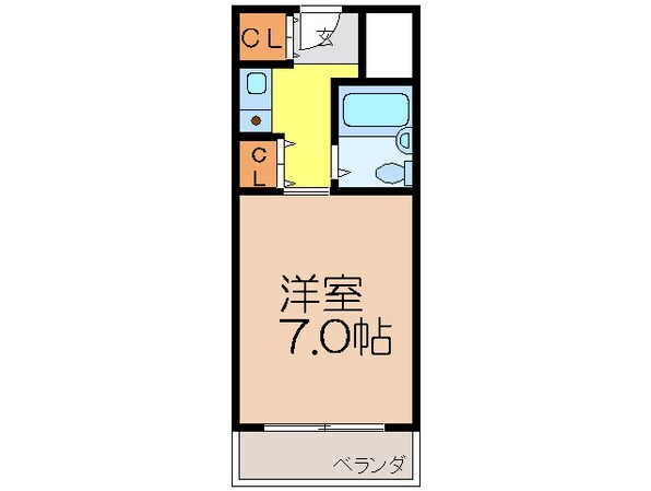 カ－サ茨木の物件間取画像